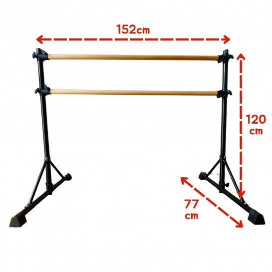 1.5m Ballet Barre for Dance, Yoga, Gym, Exercise